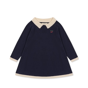 Konges Sløjd / VENTON KNIT DRESS GOTS_NAVY（18m,2y,3y,4y）