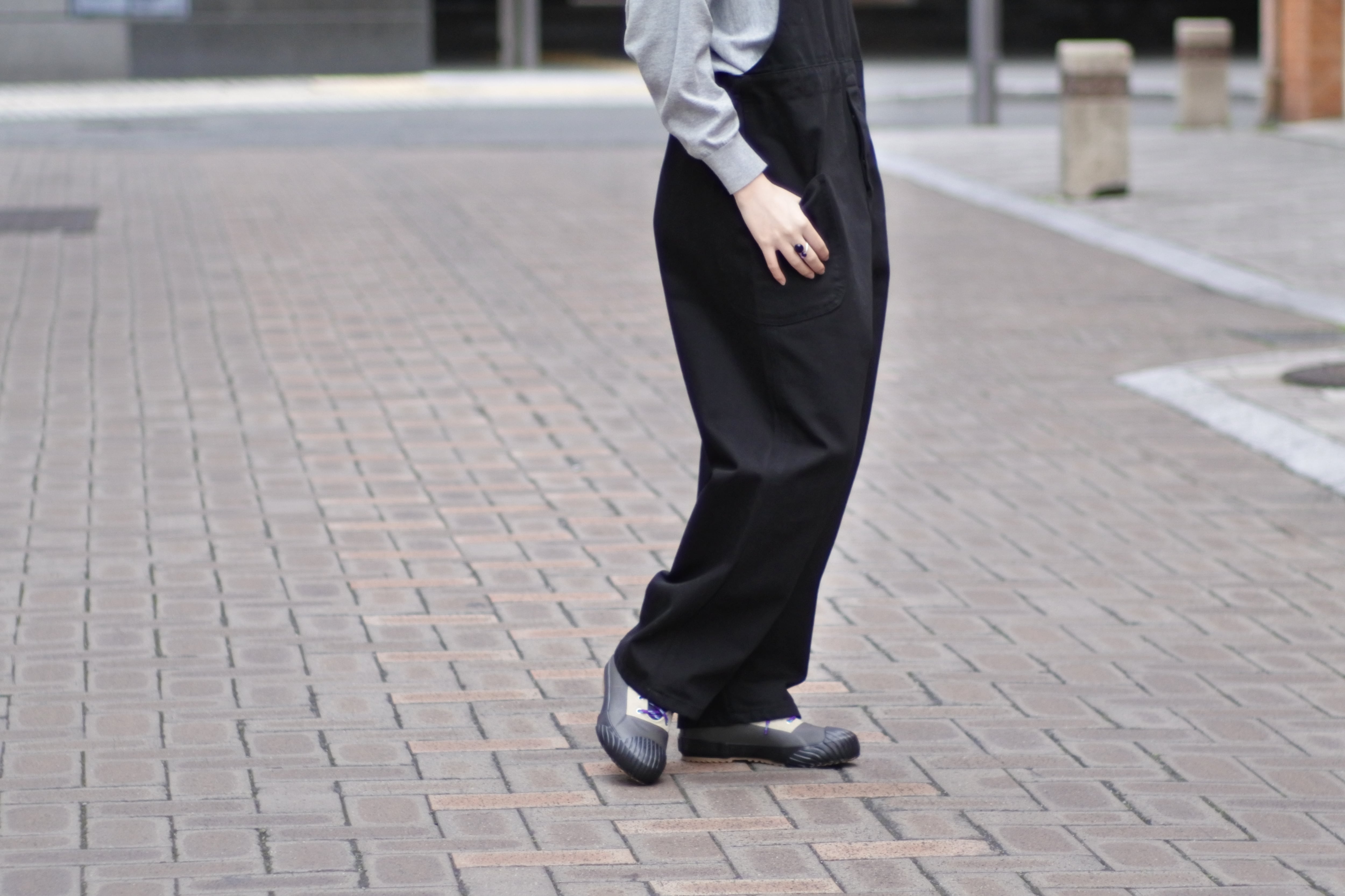 HATSKI】Denim Overall Katuragi Black | theater(シアター) HATSKI】Denim Overall Katuragi Black | theater(シアター)