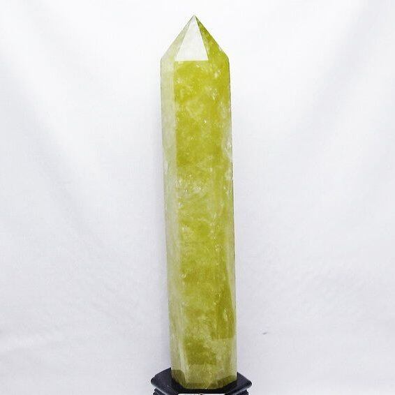 2.8Kg シトリン 六角柱 シトリンクォーツ ポイント 台座付属 一点物 152-4169