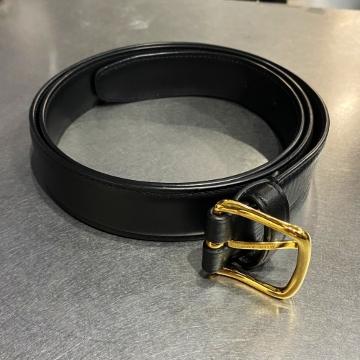 THE ROW ザロウ CLASSIC BELT IN LEATHER ベルト ブラック 黒 レザー  