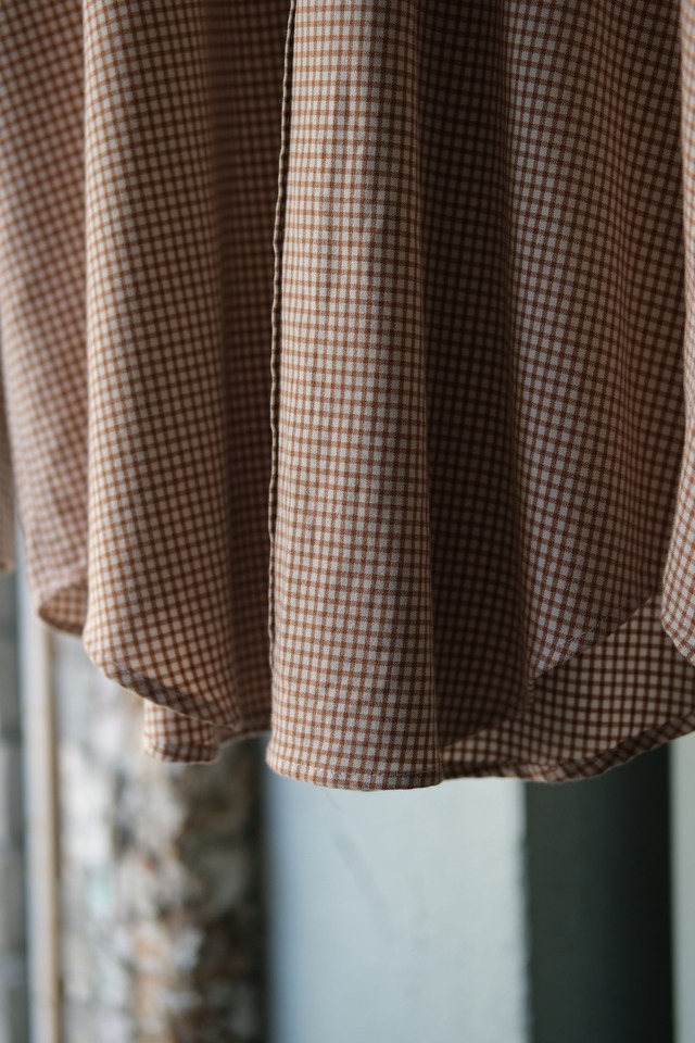Utah／90's “Ralph Lauren"BLAIRE check shirt／brown