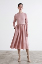 BALLERINA T-DRESS SMOKEPINK
