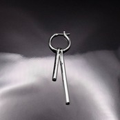 CROSS THIN HOOP [LARGE] with VOID STICKS / クロスシンフープ・L ウィズ ヴォイドスティックス