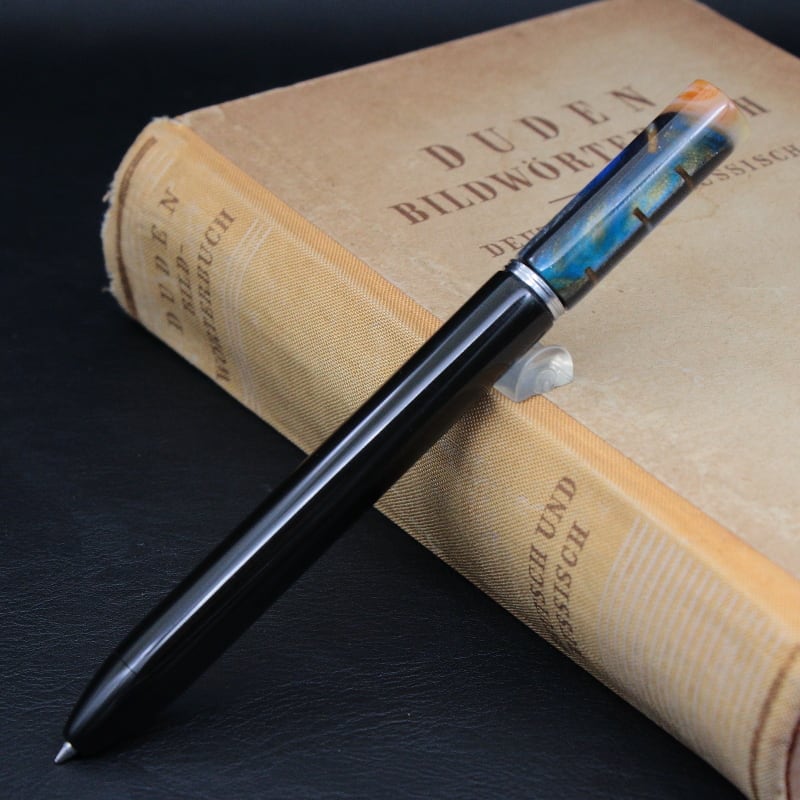 Viriditas ボールペン 超希少材 ワイルドアーモンドバール 瘤杢 ブラックアイ Chouette