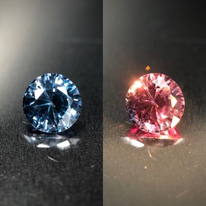 蠱惑のベキリーブルー 0.23ct 天然 カラーチェンジ ガーネット