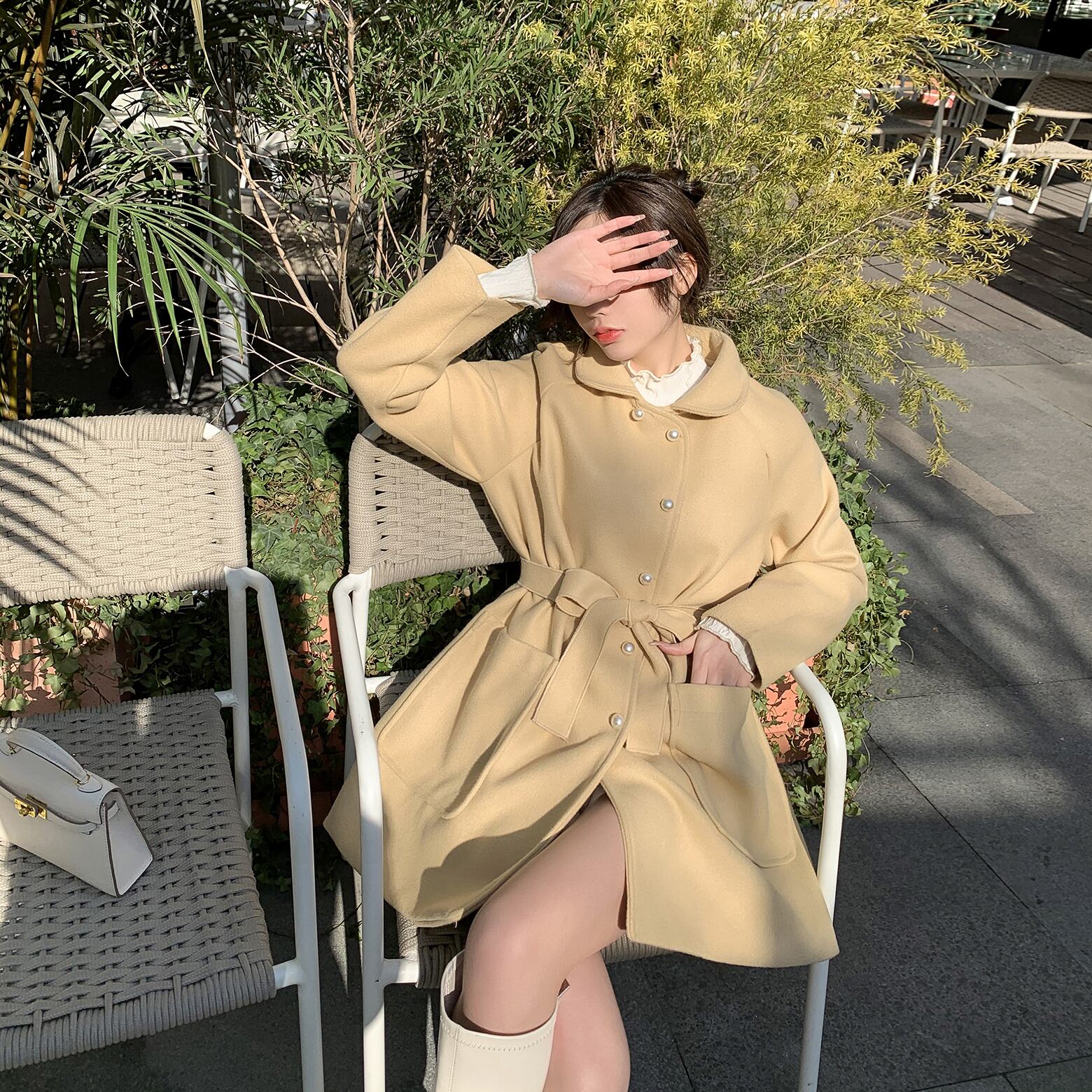 ルーズコート レディースウィンタースタンダード レトロ 冬物 6Du_Shop_Women44904933623