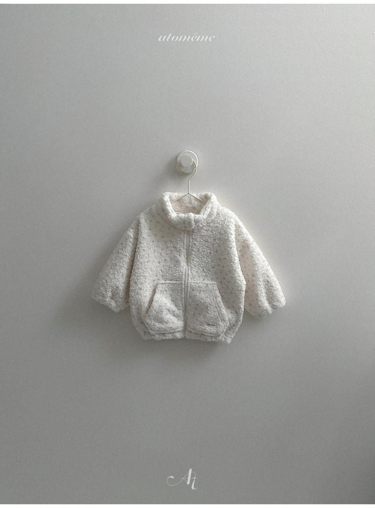 〖取寄〗韓国子供服 / 26winter / atomeme / テディジップアップ / キッズ *S~XL*
