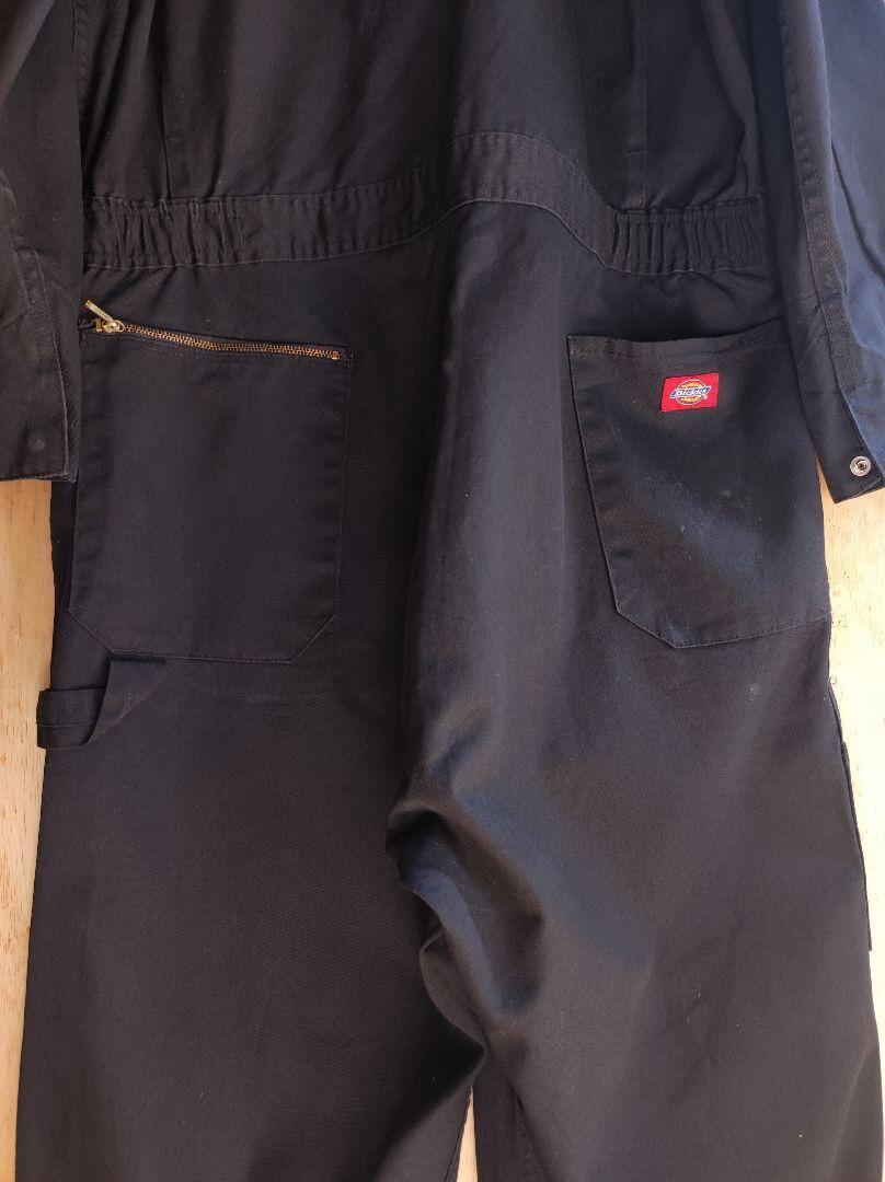 159 Dickies ディッキーズ 黒 つなぎ 古着 作業服 ワークウェア | PAY ID
