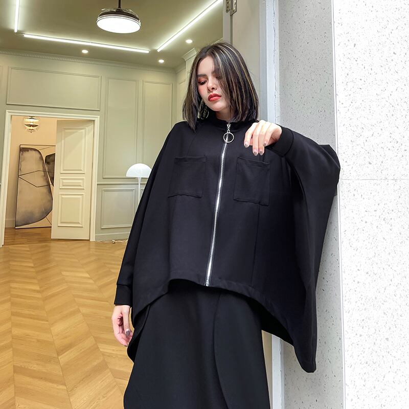 ジャケット スプリングオータムショートルーズスタンダードスリーブトップス レトロ 春物 秋物 ヨーロピアン ラブタオタオダレンハウス60231507415