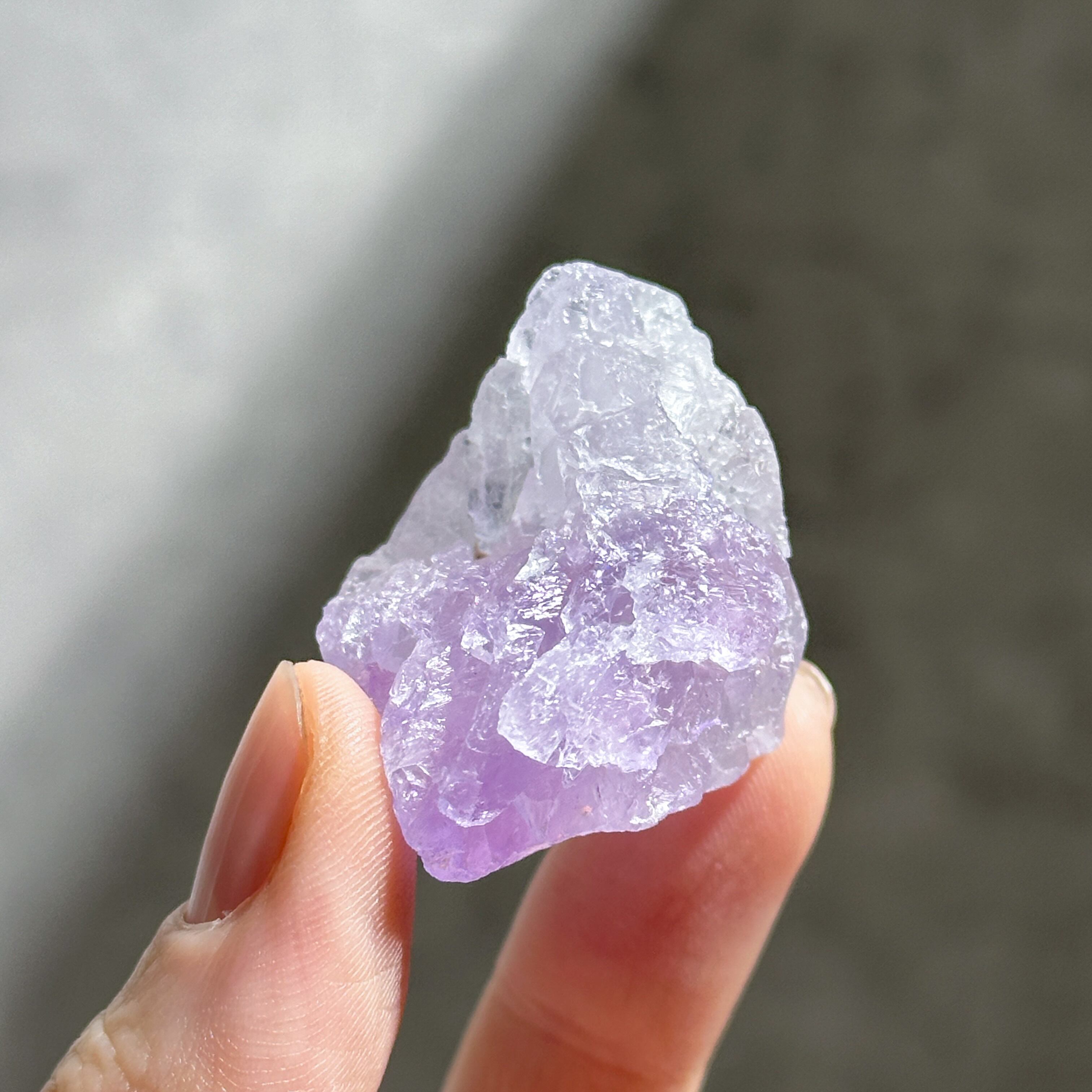 エッチドアメジスト（蝕像紫水晶・アイスクリスタル）11◇ Etched