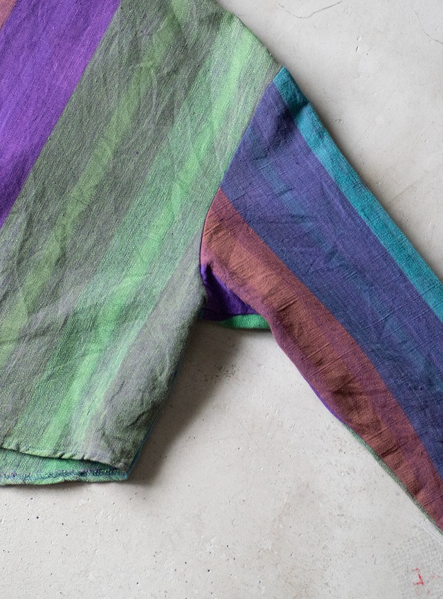 "SKORPI" 1980s Multi stripe jacket