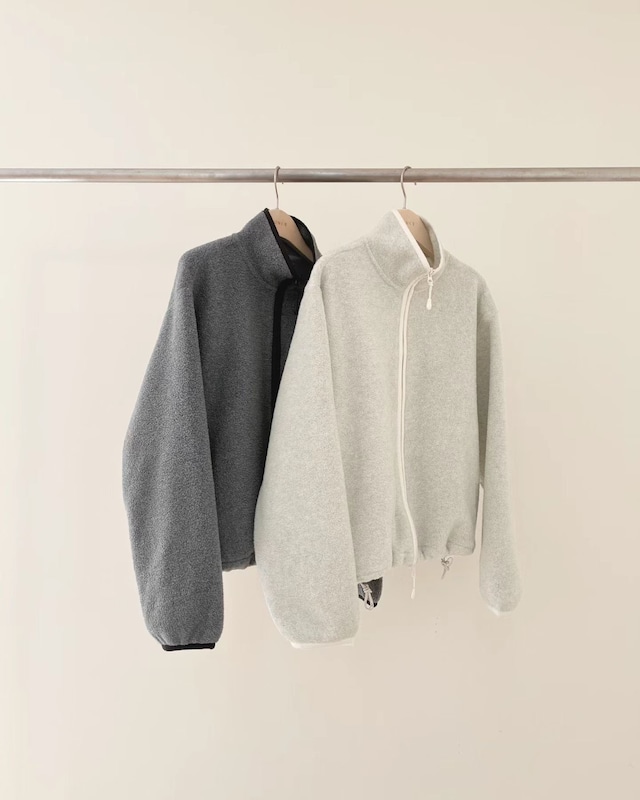 (予約) ounce / Snug fleece zip-up 2color