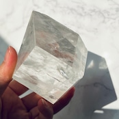 レインボーが美しいブラジル産水晶*ルチル入りクリスタルクォーツ*フリーフォーム*36