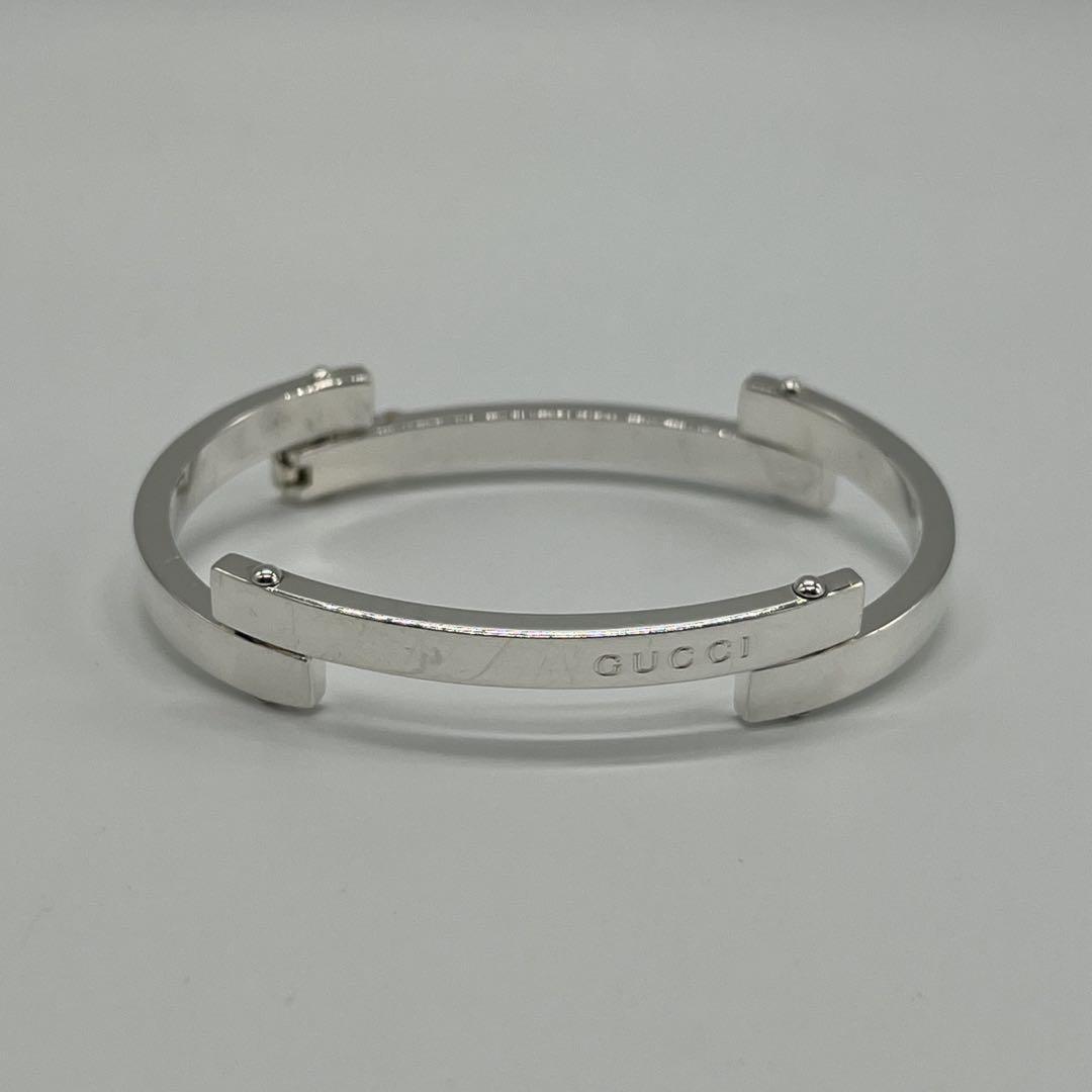 グッチ GUCCI カーブプレートリンク ブレスレット SV925