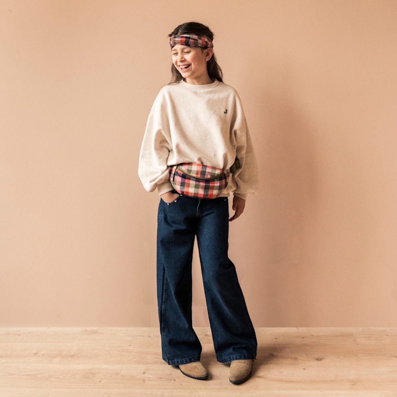 ＜JENEST＞チェック ヘアバンド Headband-Multi Check - 3