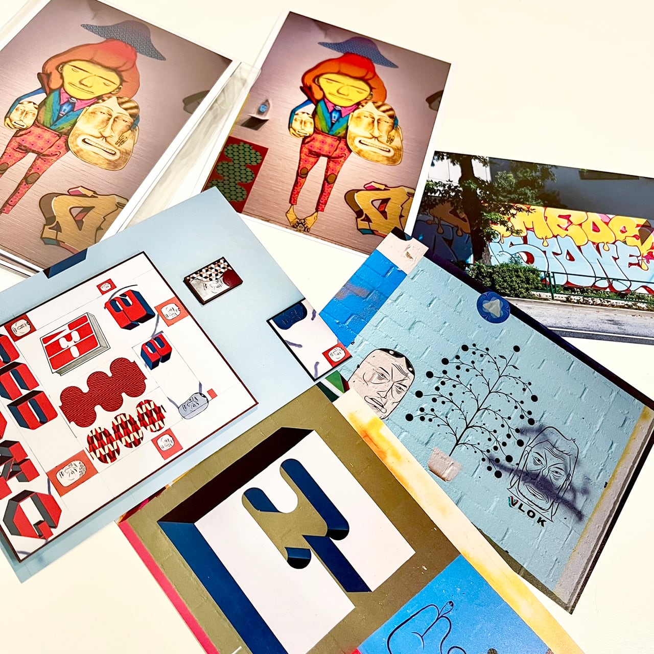 OSGEMEOS + Barry McGee: One More展・ポストカードセット | ON SUNDAYS