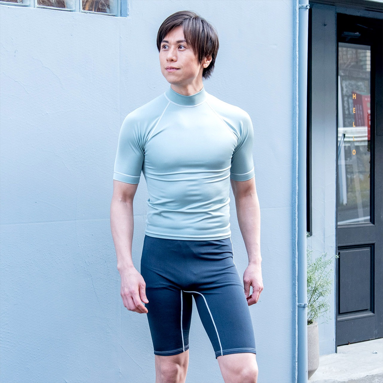 DELLING 日本製 ラッシュガード（撥水・起毛タイプ）パンツ ユニセックス