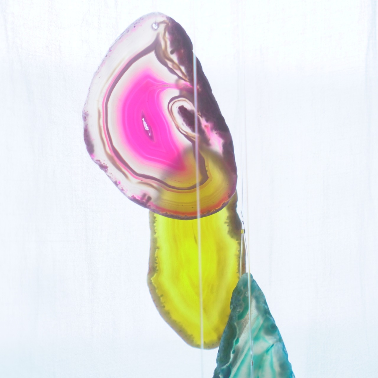 Clear Rainbow 23 - アゲートヒーリングチャイム / Agate Sun Catcher Wind Chime 875