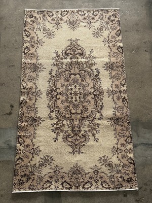 【送料込み】vintageヴィンテージ　トルコラグ　イスパルタ絨毯    TRB4201