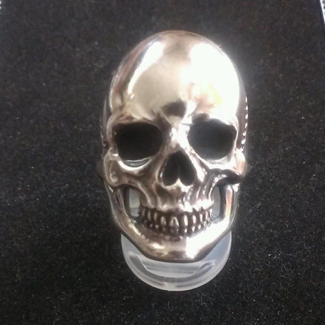 NEW SKULLRING silver.ver