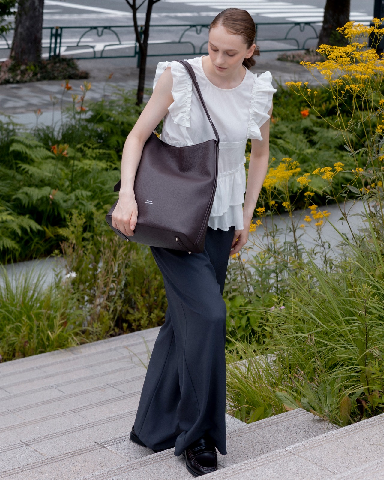 BELTED BUCKET BAG（LARGE）