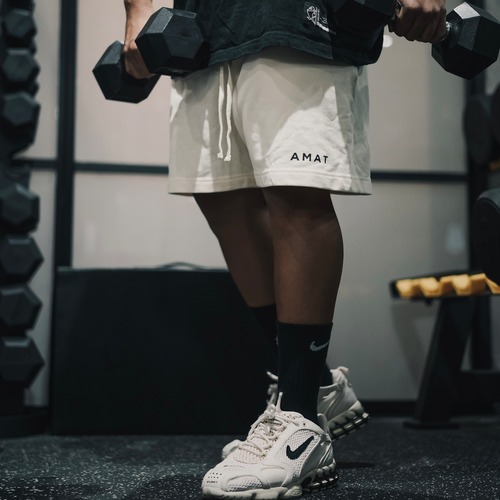 "SIGNATURE" Shorts ( Off White )