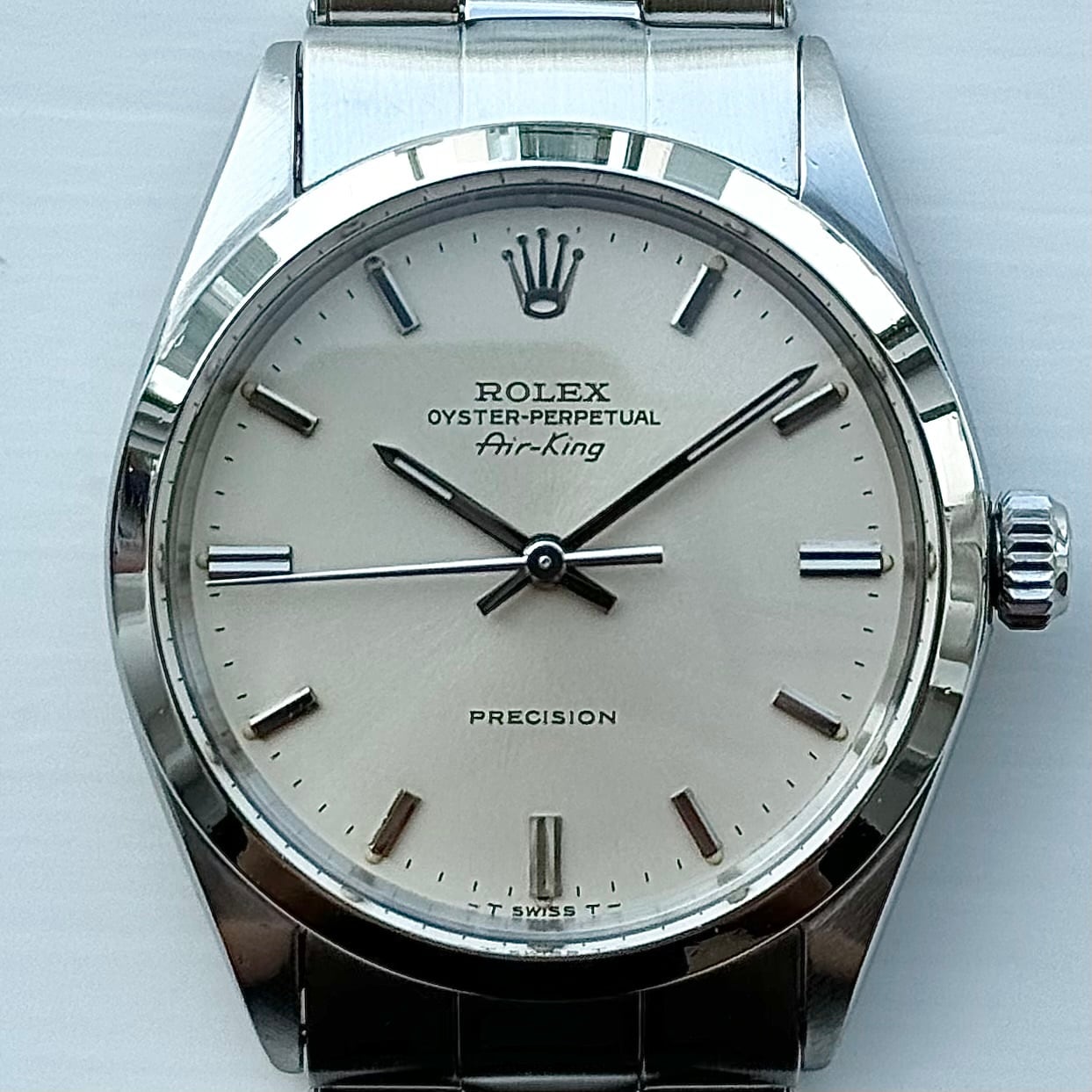 Rolex Oyster Perpetual Air King 5500 (18*****) Silver Dial Rolex Oyster Perpetual Air King 5500 (18*****) Silver Dial