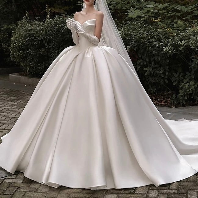 【リクエスト】プリンセスライン ウェディングドレス p_dress011