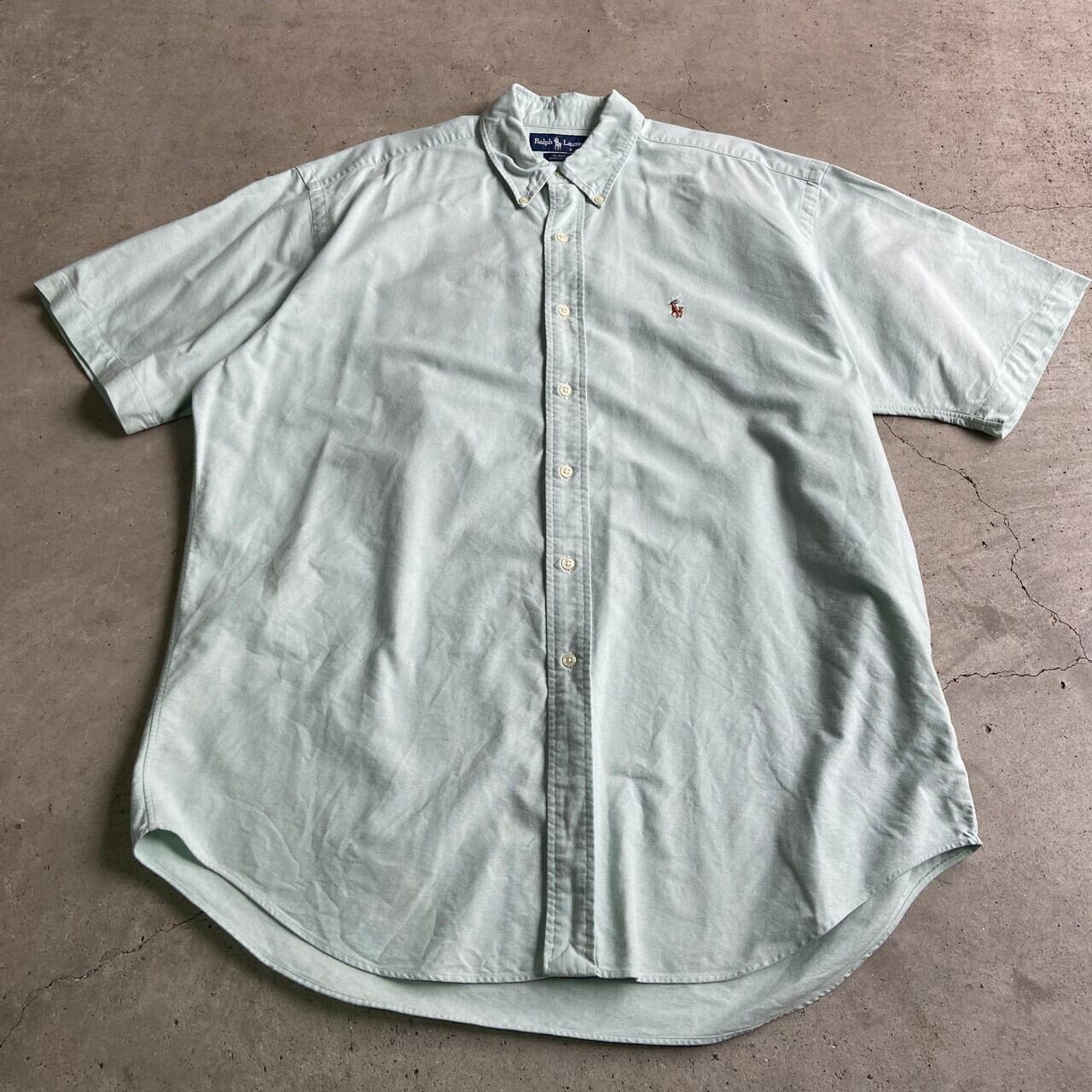 Ralph Lauren ラルフローレン BLAKE コットン ボタンダウン 半袖シャツ