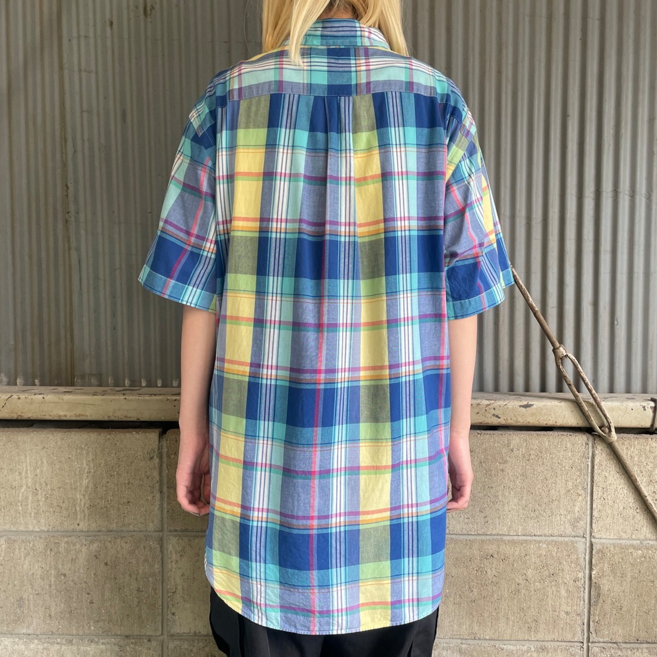 RALPH LAUREN ラルフローレン CLASSIC FIT マドラスチェックシャツ 