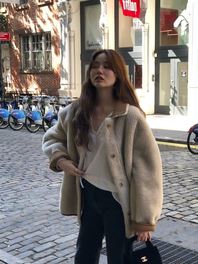 (OUNCE) pitch frill blouse