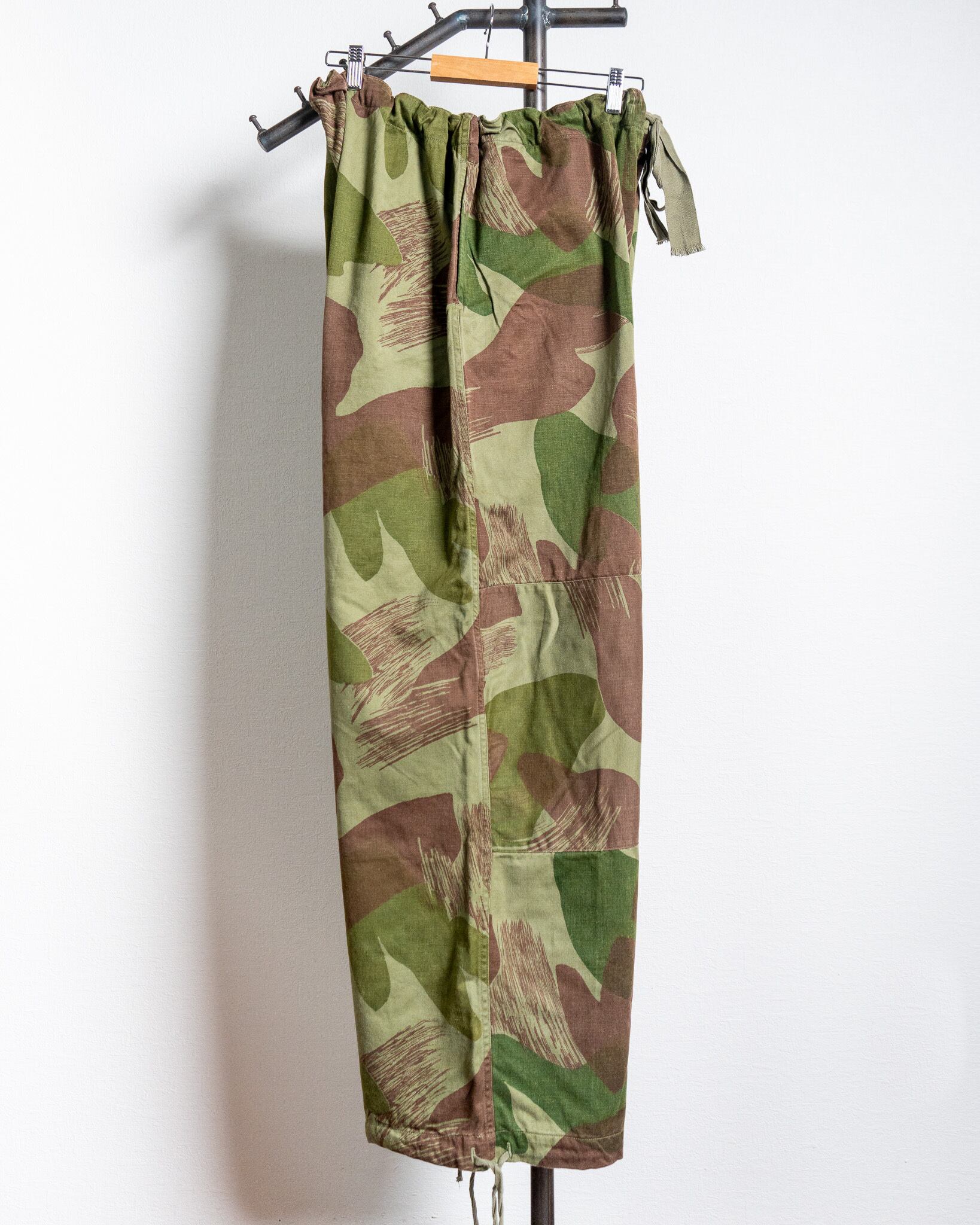 USED】50's Belgian Army Brushstroke Camouflage Trousers 実物