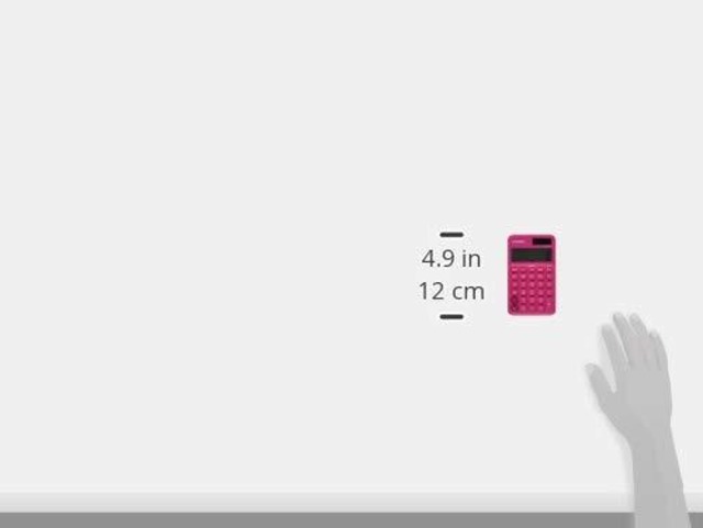 カシオ カラフル電卓 ビビッドピンク 10桁 手帳タイプ SL-300C-RD-N