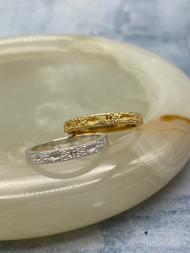 Comet ring | gold ･ silver925（コーティングオプション有）