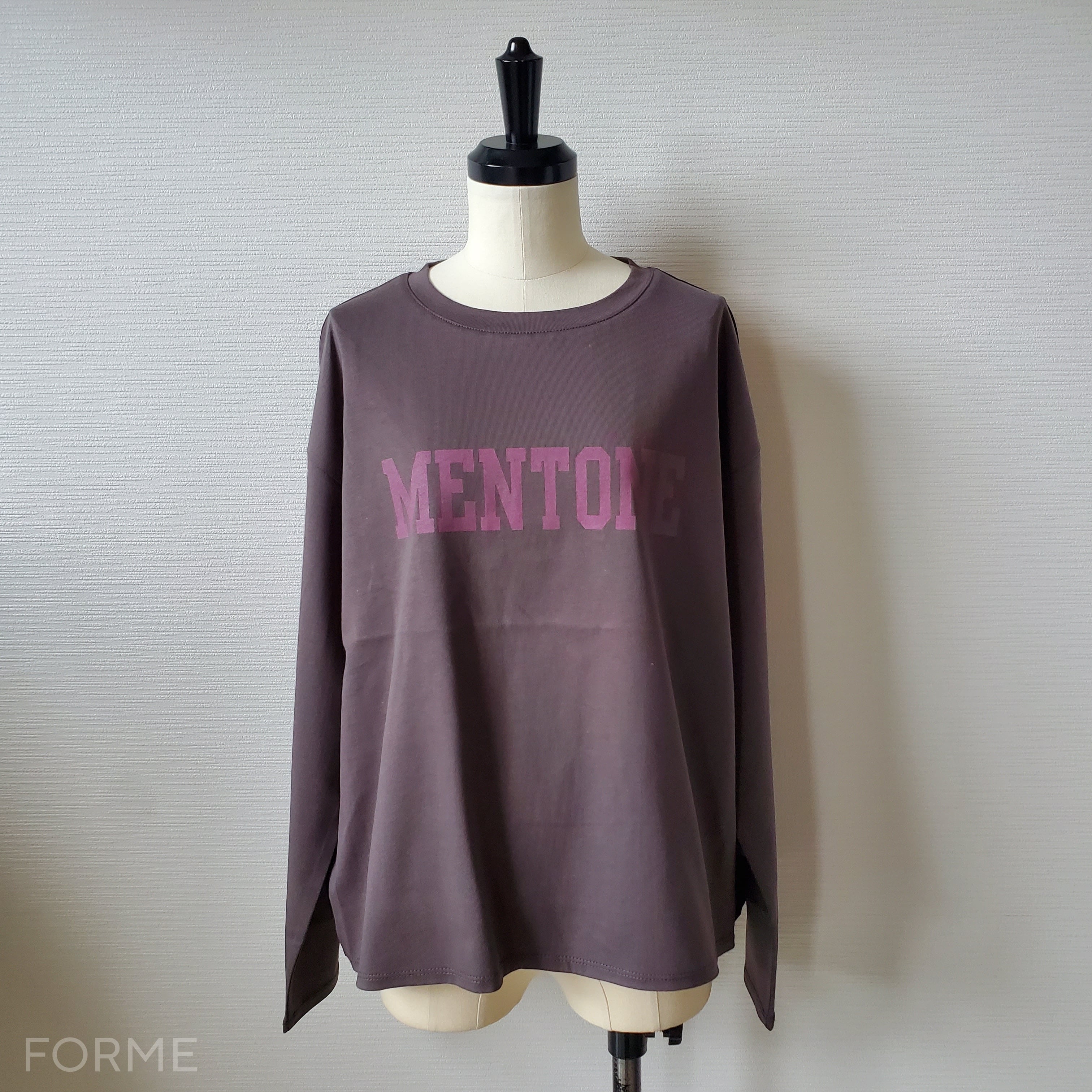 【CLOCHE】ロゴプリントロンT(352-85647)