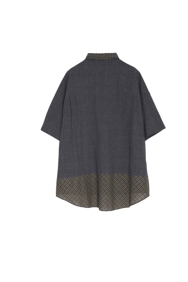 ご予約商品(4月末日発送)【Nora Lily】Crazy Pattern Check S/S Shirt