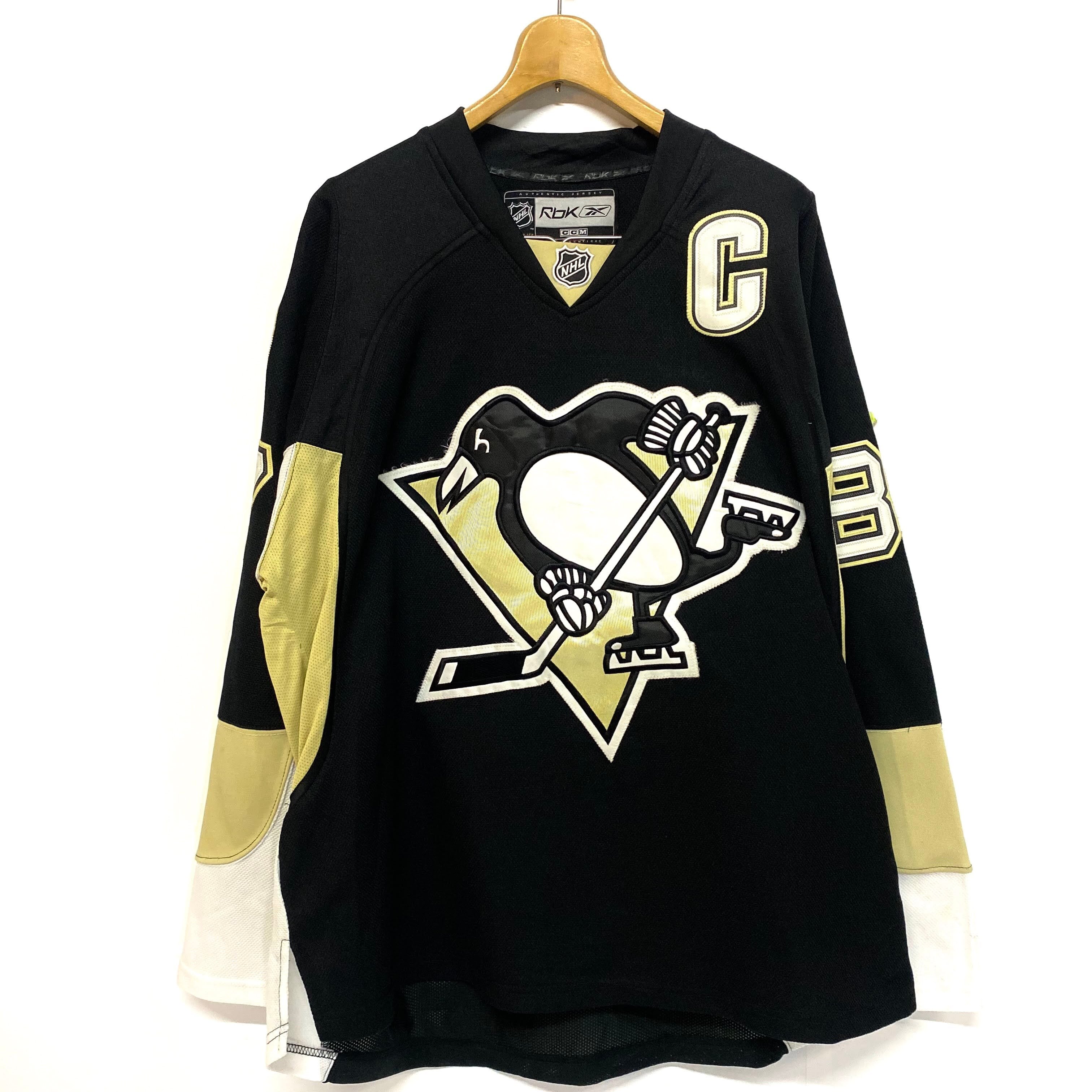 CCM NHL ペンギンズ　全刺繍ロゴ　プルオーバージャケット　XLサイズ