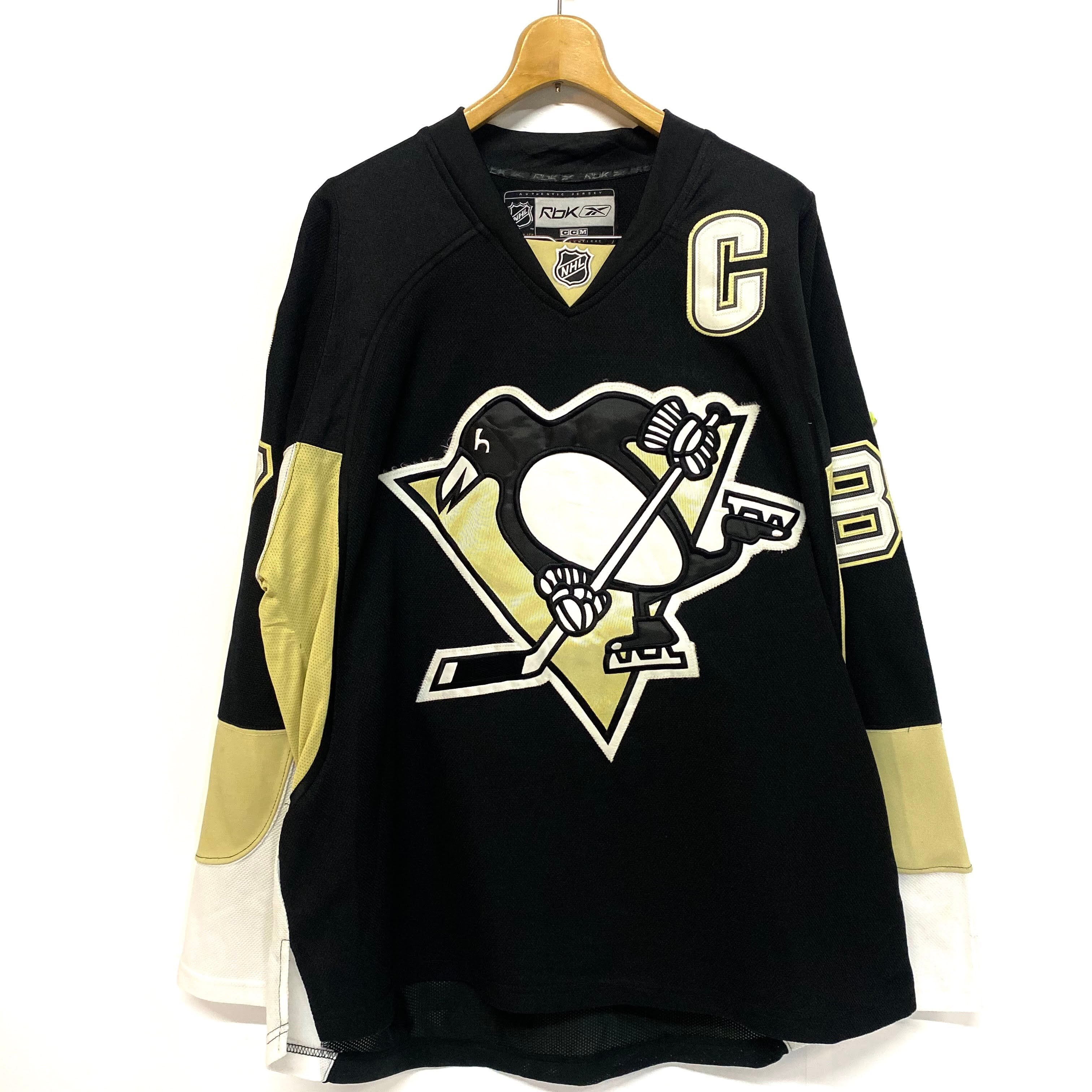 Reebok リーボックCCM NHL ピッツバーグ・ペンギンズ　ゲームシャツ ユニフォーム メンズ48 XXL相当　古着【ゲームシャツ】 |  cave 古着屋【公式】古着通販サイト