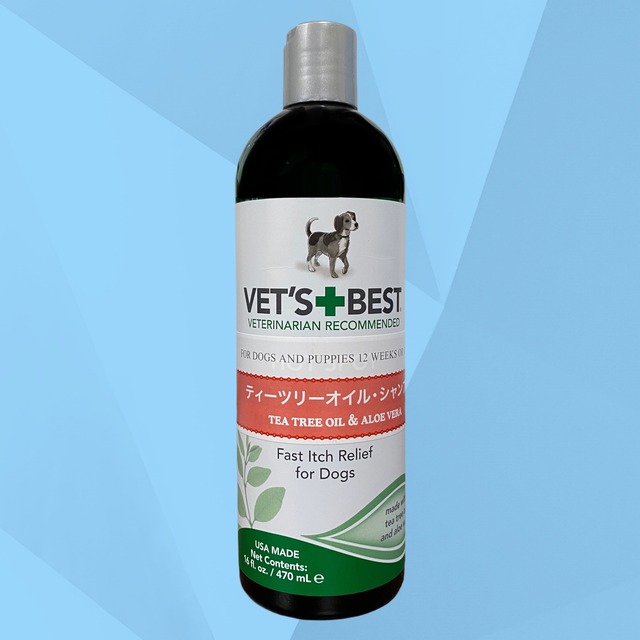 犬・殺菌シャンプー VET'S BESTティーツリーオイルシャンプー/ 忌避・皮膚疾患・脂漏性湿疹・膿皮症・マラセチアにも