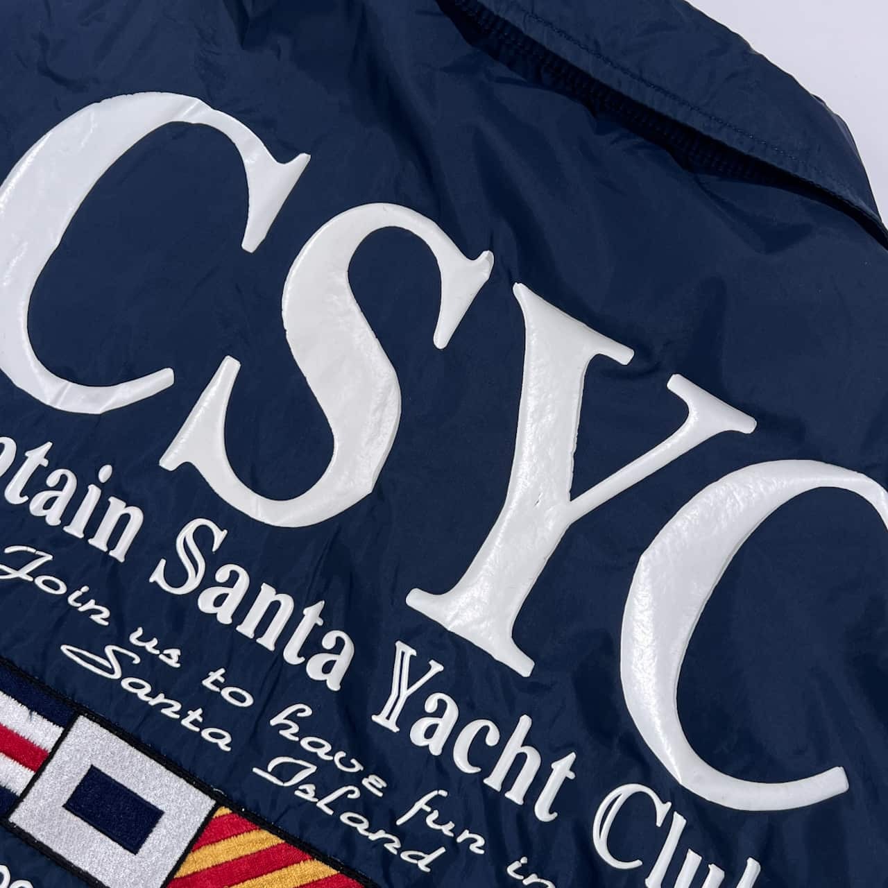 CAPTAIN SANTA キャプテンサンタ プリント 刺繍 コーチジャケット M/ネイビー メンズ