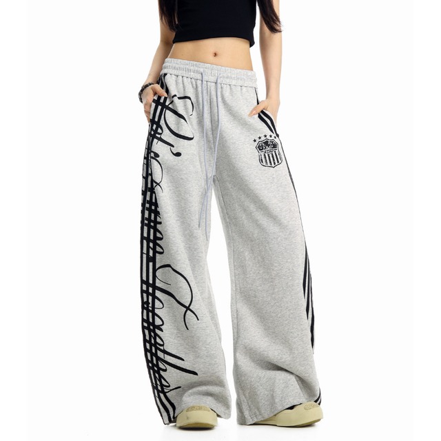 side graphic sweatpants　サイドグラフィックスウェットパンツ　J1880