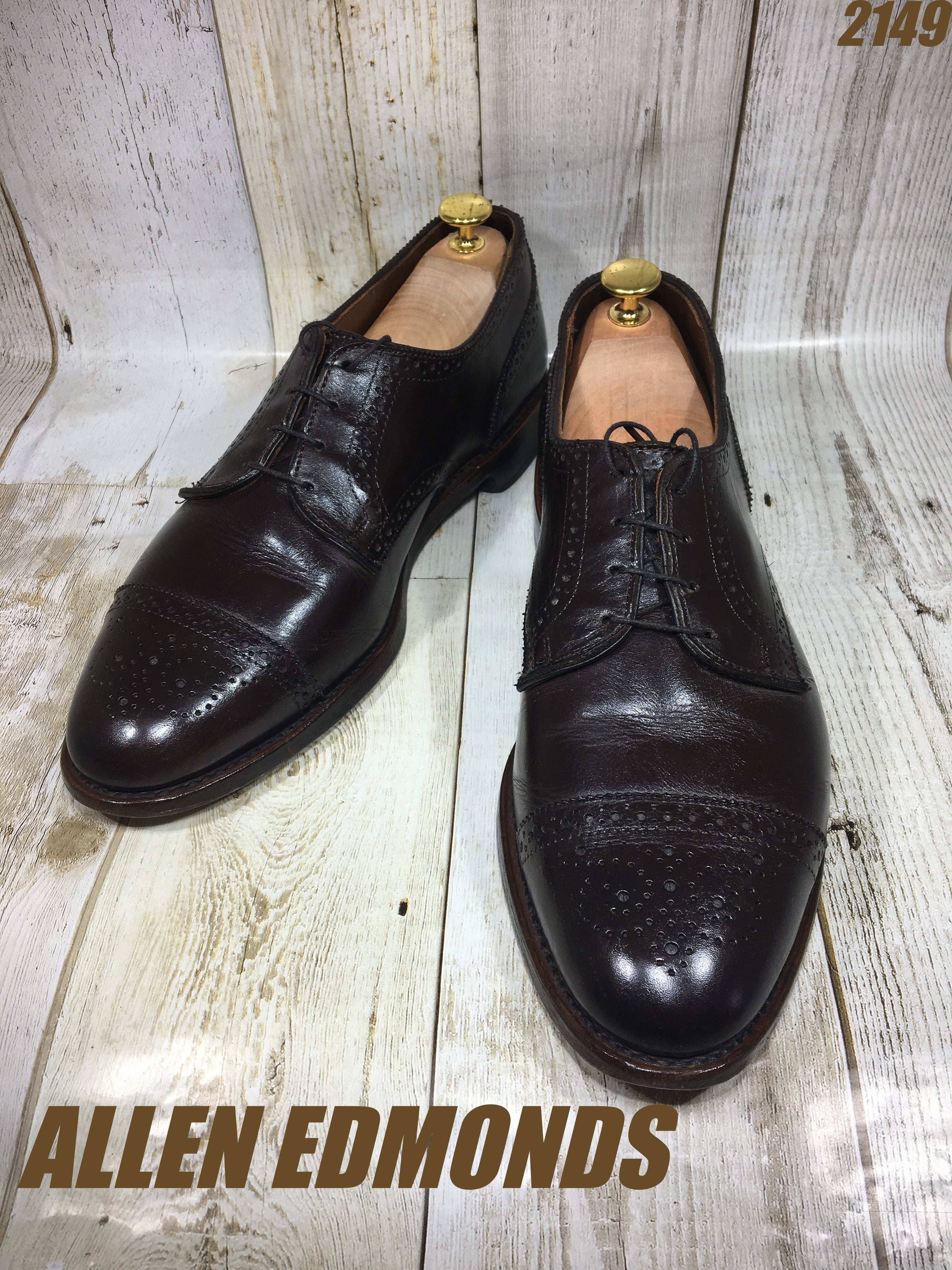 Allen Edmonds アレンエドモンズ セミブローグ US10 28cm | 中古靴・革靴・ブーツ通販専門店 DafsMart ダフスマート  Online Shop powered by BASE