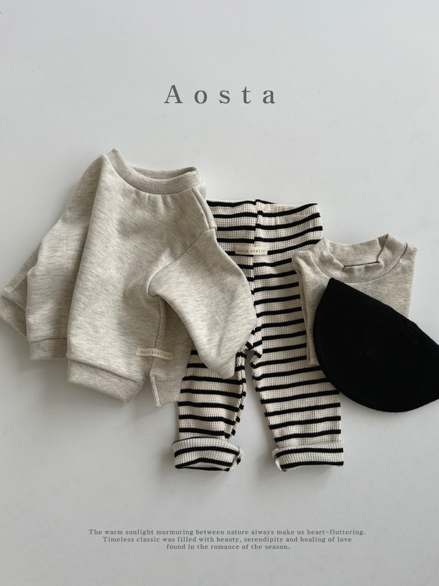 【即納】AOSTA / jogger mtm