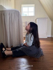 韓国子供服 / 26Autumn / 〖取寄〗minibonbon / ブラッシュデニム / キッズ服 / ジュニア服 *XS~JL*