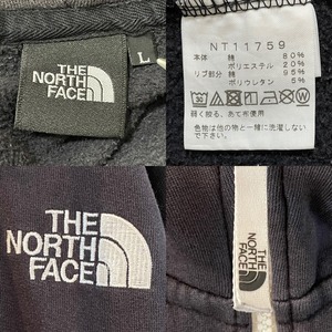 【THE NORTH FACE】ジップアップ パーカー ワンポイント ハーフドーム 刺繍ロゴ バックプリントビッグロゴ サイズL