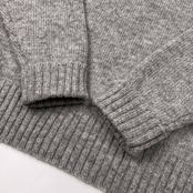 90s Polo Ralph Lauren ラルフローレン ワンポイント刺繍 ウールニットセーター サイズ M /グレー/ビンテージ