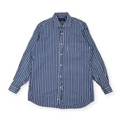 FACONNABLE ファソナブル ストライプ 長袖シャツ 3/ブルー メンズ