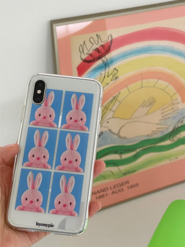 byemypie】ID photo rabbit / iphone スマホ ケース カバー ジェリー