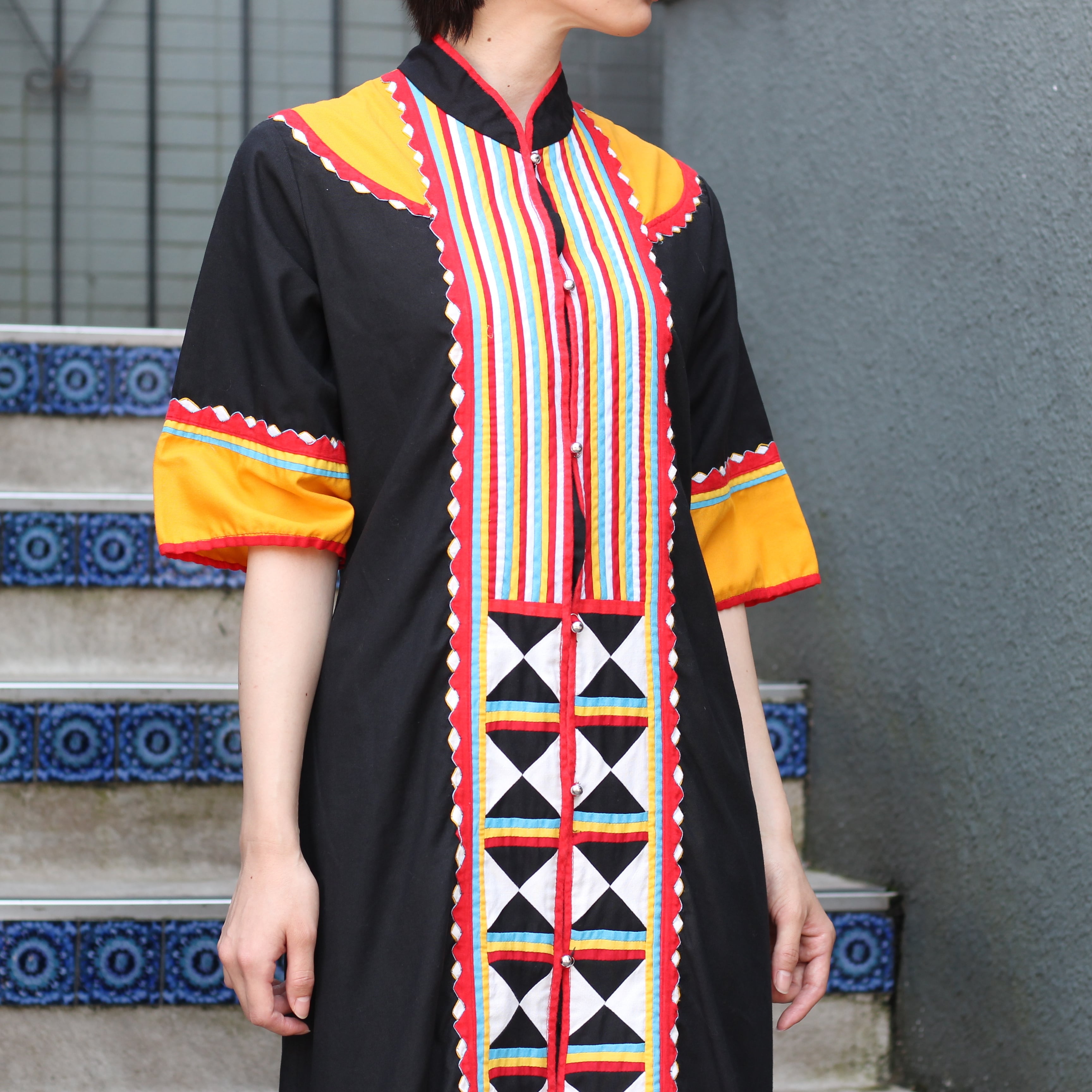 22新作モデル Usa Vintage Colorful Design Long Slkeeve Blouse アメリカ古着カラフルデザイン長袖ブラウスも Www Everyeventguide Com
