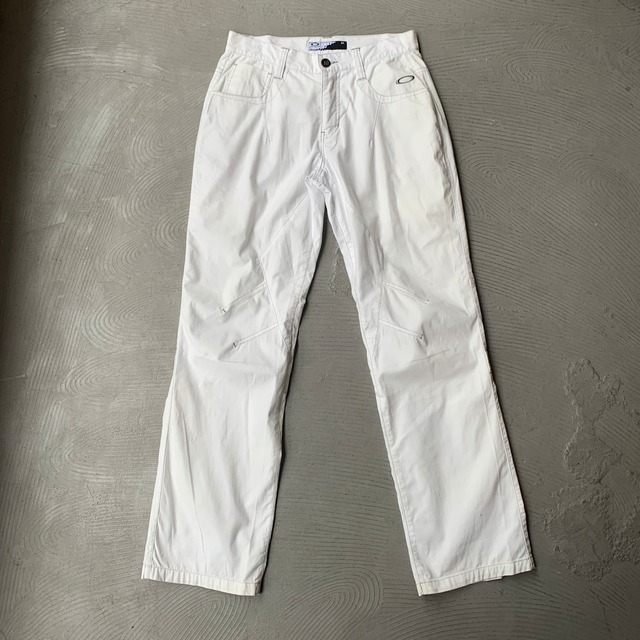 90's OAKLEY / White straight pants